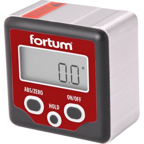 FORTUM digitální sklonoměr, s magnety. 0°-360° 4780200