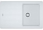 Franke Basic BFG 611-78, 780x500 mm, fragranitový dřez, bílá led 114.0285.168