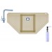 Franke SET G85 granitový dřez MRG 612 E sahara+ baterie Samoa+dávkovač FD 300