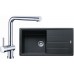 Franke SET G135 granitový dřez BFG 611 grafit + baterie Samoa chrom