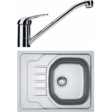Franke SET N72 (dřez OLN 611-63 + baterie FB 250 Chrom) 101.0618.833