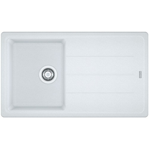 BAZAR Franke Basic BFG 611-86, 860x500 mm, fragranitový dřez, bílá led 114.0494.912 POŠKOZENÝ OBAL!!