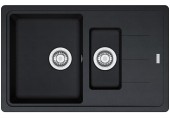 BAZAR Franke Basic BFG 651-78, 780x500 mm, fragranitový dřez, onyx 114.0285.215 POŠKOZENÝ OBAL!!