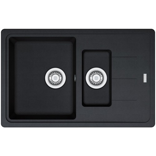 BAZAR Franke Basic BFG 651-78, 780x500 mm, fragranitový dřez, onyx 114.0285.215 POŠKOZENÝ OBAL!!