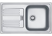BAZAR Franke Euroform EFN 614-78, 780x475 mm, nerezový dřez 101.0684.386 OHNUTÝ ROH!!