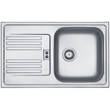 BAZAR Franke Euroform EFN 614-78, 780x475 mm, nerezový dřez 101.0684.386 OHNUTÝ ROH!!