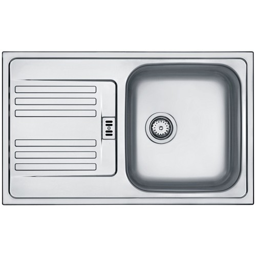 BAZAR Franke Euroform EFN 614-78, 780x475 mm, nerezový dřez 101.0684.386 OHNUTÝ ROH!!