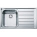 BAZAR Franke Neptun NEX 611/2, 860x510 mm, nerezový dřez 101.0120.271 OHNUTÝ ROH!!