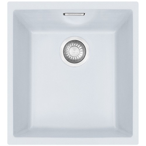 BAZAR Franke Sirius SID 110-34, 365x440 mm, tectonitový dřez, bílá 125.0363.784 POŠKOZENÝ OBAL!!