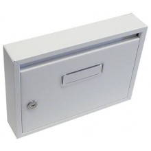 Schránka poštovní paneláková 325x240x60mm šedá bez děr 63921673