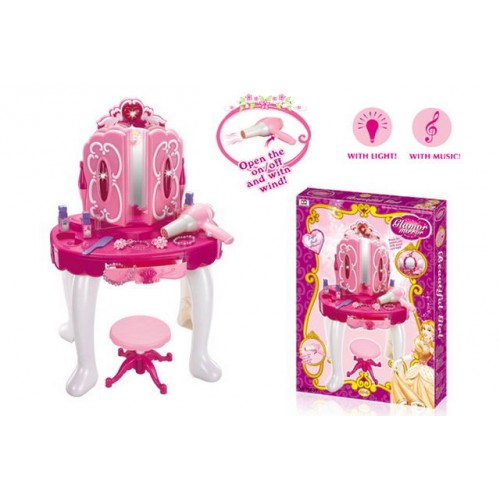 Dětský kosmetický stolek II G21 s fénem 690666