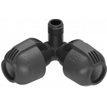 Gardena Sprinklersystem L-kus 25 mm x 1/2 vnější závit přípojka zadešťovače, 2782-20