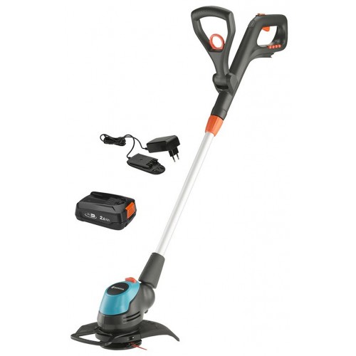 VÝPRODEJ GARDENA EasyCut 23/18V P4A Akumulátorový trimmer, sada 14700-20 1x POUŽITO!!