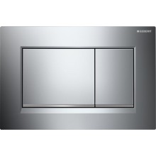 Geberit Sigma30 Ovládací tlačítko, pochromovaná lesklá, pochromovaný matný 115.883.KH.1