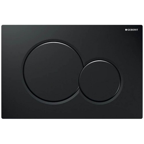 VÝPRODEJ Geberit Sigma01 Ovládací tlačítko, pro 2 množství splachování, Černá 115.770.DW.5 ROZBALENÉ!!