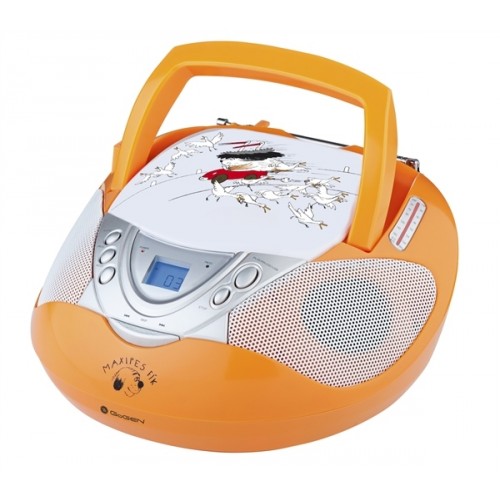 GoGEN radiopřijímač s CD MAXI RADIO G, CD/MP3/USB, oranžový GoGEN radiopřijímač s CD MAXI RADIO G, CD/MP3/USB, oranžový