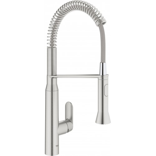 VÝPRODEJ GROHE K7 Dřezová baterie s flexibilním ramenem, supersteel 31379DC0 ROZBALENO!!