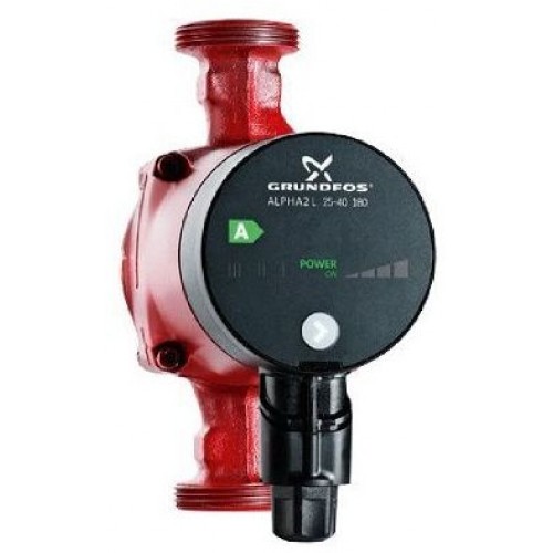 Grundfos ALPHA2 L 25-40 180 1x230 V, 95047562 DUOPAC