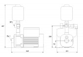 BAZAR Grundfos CMBE 1-44 1x220-240V Posilovací stanice 98374697 VYZKOUŠENO!!!