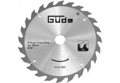 GÜDE Pilový kotouč na dřevo HM 165 x 20 x 1,5 - 24z 58333