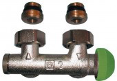 HERZ TS-3000 šroubení s termostatickým ventilem M 28x1,5 rohové, bez přednastavení 1369379
