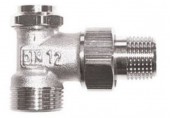 HERZ Uzavíratelné šroubení RL-5 1/2" rohové, s vypouštěním 1394811