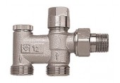 HERZ 2000 Bypass pro dvoutrubkové soustavy, uzavíratelný, 1/2 x G 3/4, 1717501