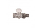HERZ TS-90- Termostatický ventil přímý 1/2", M 28 x 1,5 bílá krytka 1773381