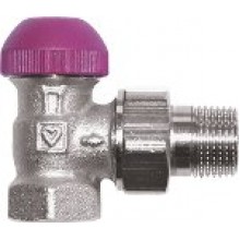 HERZ TS-99-FV-Termostatický ventil rohový 1/2", M 28 x 1,5 fialová krytka 1752467