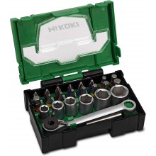 HiKOKI 40030020 Sada bitů a nástrčných klíčů 24 ks