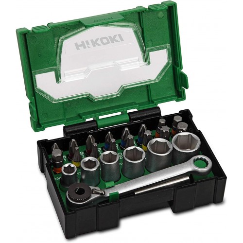 HiKOKI 40030020 Sada bitů a nástrčných klíčů 24 ks