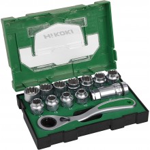 HiKOKI 40030033 Sada nástrčných klíčů 1/2", 13ks
