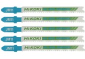 HiKOKI 750040 HSS Plátek na kov do přímočaré pily, 91,5/65x7,5x1mm, 5ks