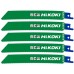 HiKOKI 752676 Plátky do pily ocasky 150/128,5x19,0x0,9mm, 5ks