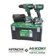 HiKOKI (Hitachi) KC18DPLWDZ Aku sada DS18DBSL+WR18DBDL2