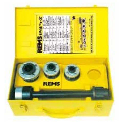 REMS S sada R 3/8 - 1/2 - 3/4” závitořezné hlavy 520025