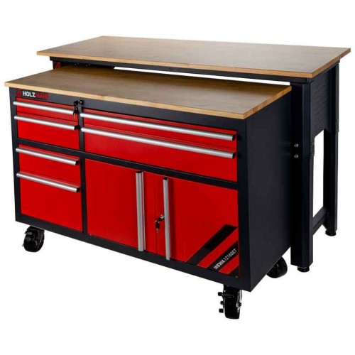 HOLZMANN Sada dílenského vozíku a pracovního stolu (400kg) WEWA1216SET