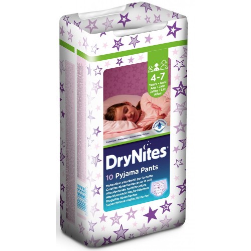HUGGIES Dry Nites Medium - Girls (10 ks) 17-30 kg 147831