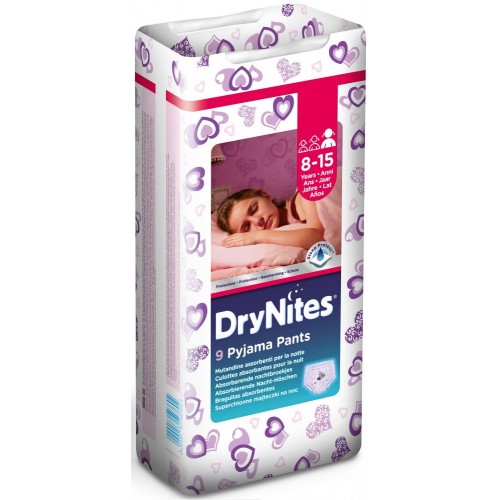 HUGGIES Dry Nites Large - Girls (9 ks) 27-57 kg 147829