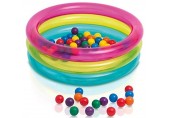 INTEX BABY BALL PIT Hrací bazének se třemi prstenci 86 x 25 cm 48674