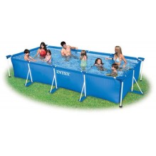 VÝPRODEJ INTEX SMALL RECTANGULAR FRAME POOLS Bazén 450 x 220 x 84 cm 28273NP POŠKOZENÝ OBAL!!