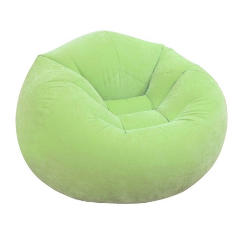 INTEX BEANLESS BAG CHAIR Nafukovací křeslo 107 x 104 x 69 cm, zelené 68569 INTEX BEANLESS BAG CHAIR Nafukovací křeslo 107 x 104 x 69 cm, zelené 68569
