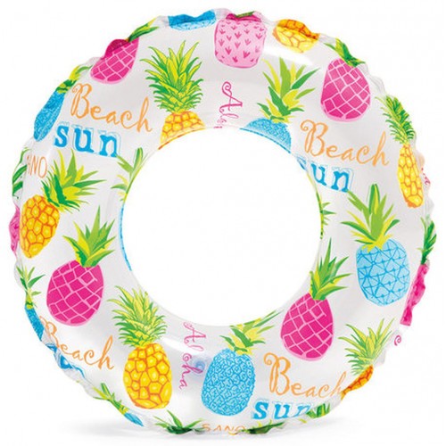 INTEX Nafukovací kruh 51cm barevný ananas 59230NP