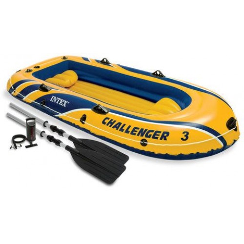 INTEX Challenger 3 Set Nafukovací člun, 295 x 137 x 43 cm 68370 INTEX Challenger 3 Set Nafukovací člun, 295 x 137 x 43 cm 68370