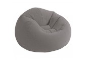 INTEX BEANLESS BAG CHAIR Nafukovací křeslo 107 x 104 x 69 cm, šedé 68579