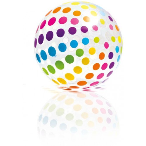 INTEX Nafukovací míč Jumbo 107cm 59065 barevné puntíky