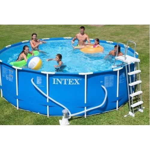 VÝPRODEJ INTEX Metal Frame Pools Bazén 457 x 122 cm s filtrací 28242GN POŠKOZENÝ OBAL VÝPRODEJ INTEX Metal Frame Pools Bazén 457 x 122 cm s filtrací 28242GN POŠKOZENÝ OBAL