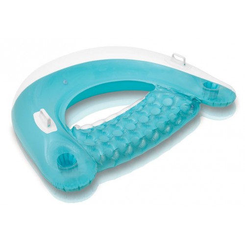 INTEX Sit 'n Float Nafukovací sedátko s madly, modré 58859EU