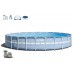 INTEX PRISM FRAME POOL SET Bazén 549 x 122 cm s kartušovou filtrací, 28752NP