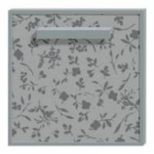 Jika CUBITO dvířka 32x32cm pro korpus, typ A, ALU sklo dekor 4.9180.1.172.468.1